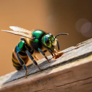 why carpenter bee drill holes