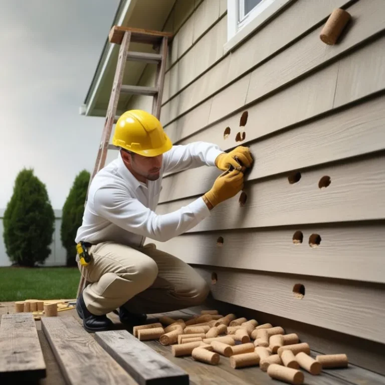 Plug Up Carpenter Bee Holes